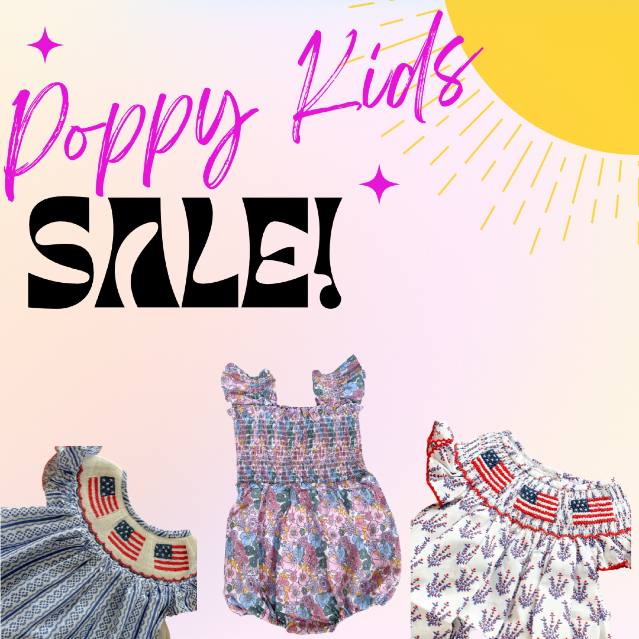 Poppy Kids major Warehouse Sale ! Up to 63% off ! Picked up these for next year! 🇺🇸 🌸 

#LTKBacktoSchool #LTKkids #LTKsalealert