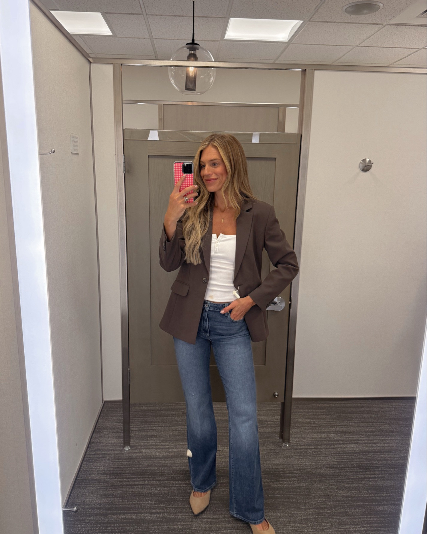 These jeans are tall girls friendly and tts! Size M blazer. Love these Nordstrom Anniversary Sale finds 🙌🏼

#LTKSaleAlert #LTKootd