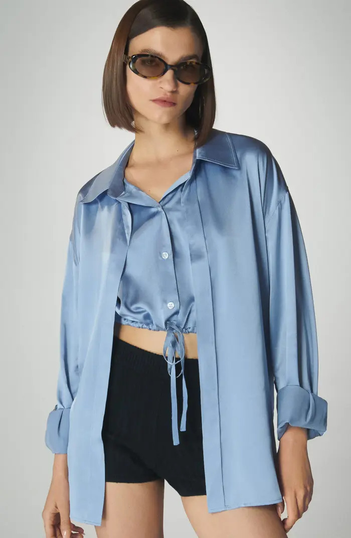 Felt Cute 52mm Gradient Small Oval Sunglasses | Nordstrom