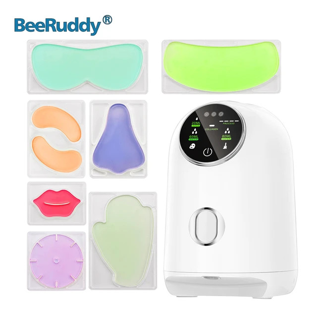 Beeruddy diy automático fruta máscara facial fabricante máquina vegetal natural colágeno trat... | Ali Express BR