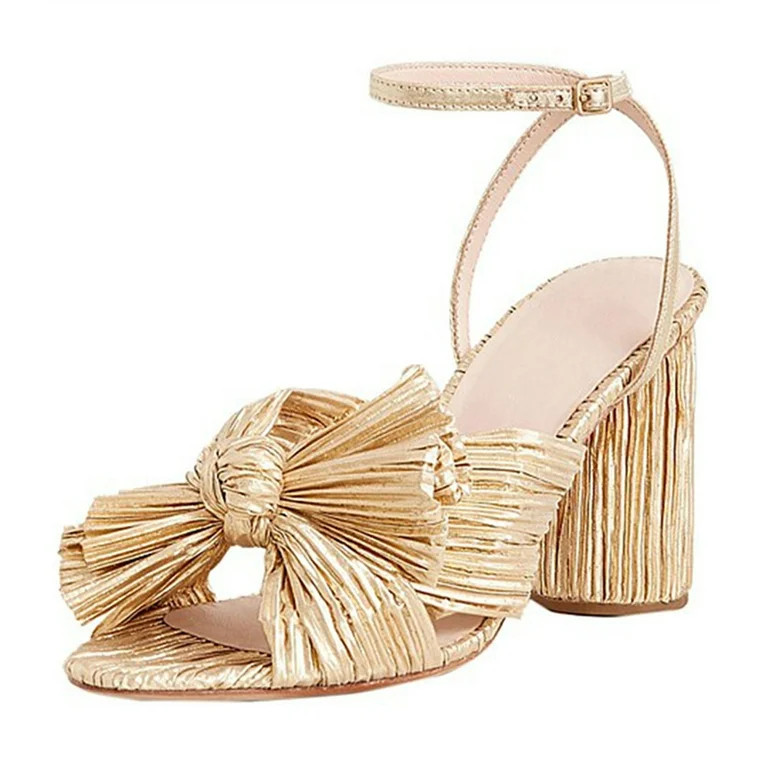 SySea Fashion Bownot Patchwork Women Party High Heels Shoes Lady Stiletto Pumps - Walmart.com | Walmart (US)