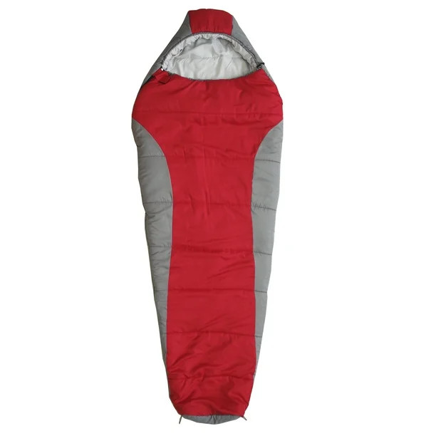 Ozark Trail 10F with Soft liner camping Mummy Sleeping Bag for Adults, Red | Walmart (US)