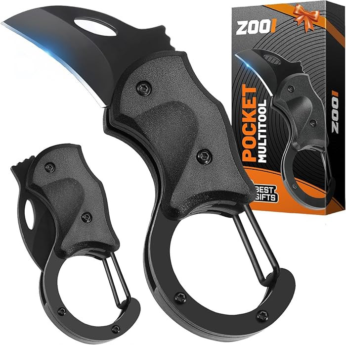 ZOOI Stocking Stuffers Gifts for Men Pocket Carabiner Gadgets, Mens Gifts for Christmas, Annivers... | Amazon (US)