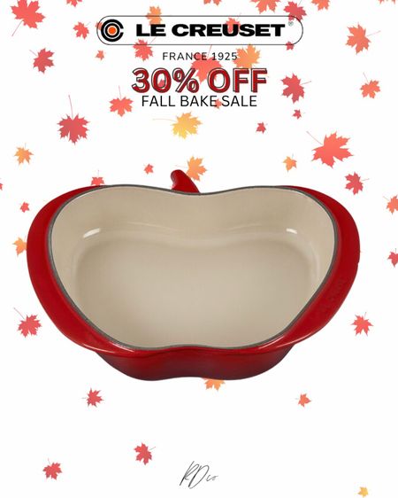 Stock up on your favorite Le Creuset pieces during their Fall Bake Sale with 30% off select baking and cookware favorites! How cute would this apple baking dish be for a favorite teacher?? 

#LTKGiftGuide #LTKsalealert #LTKSeasonal