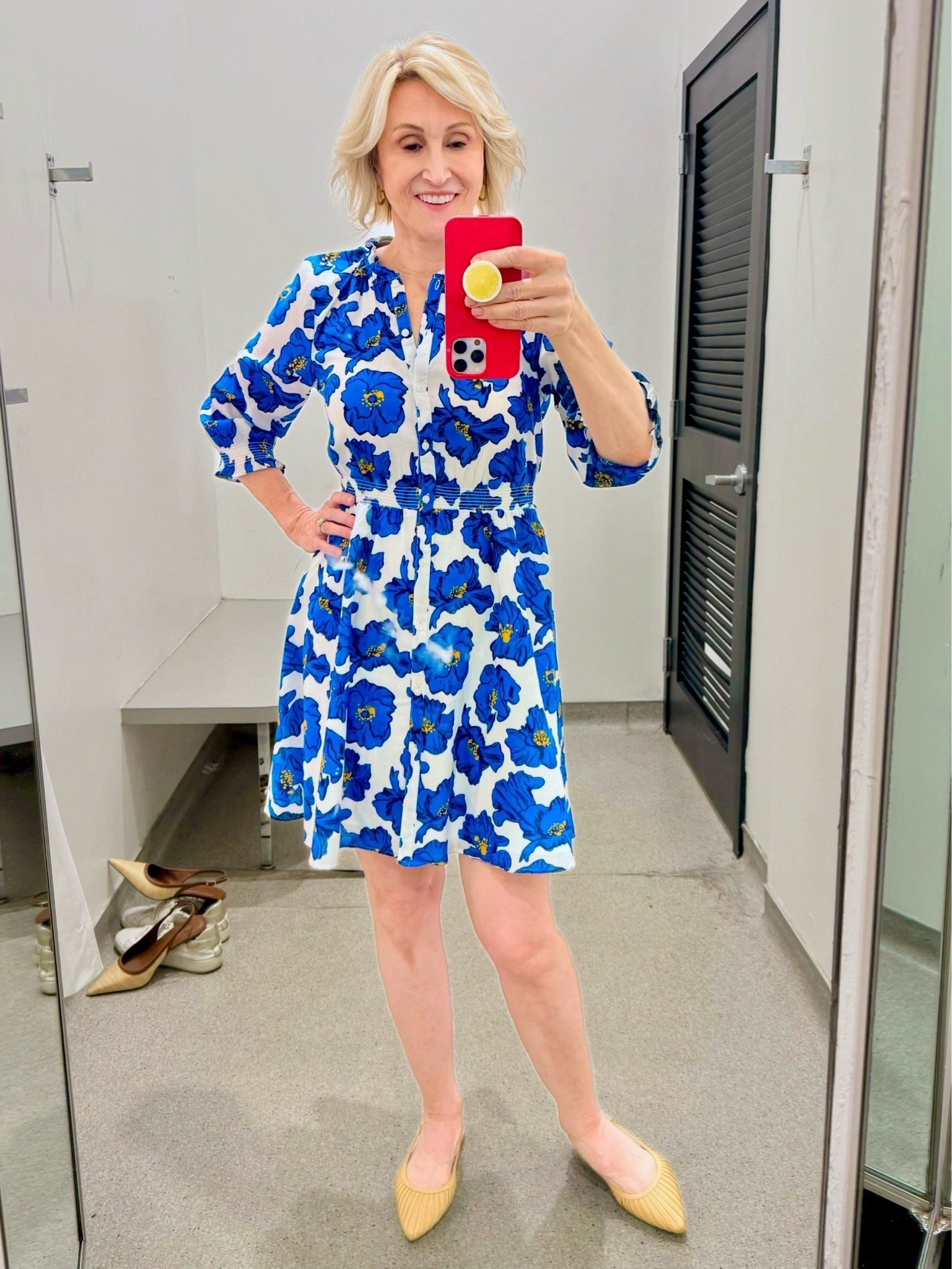 There’s something about a blue floral dress that just feels effortlessly pretty 💙 I found this 3/4 sleeve dress at Macy’s and it’s quickly become one of those easy throw-on-and-go pieces that still makes me feel completely put together. Comfortable, feminine, and perfect for everything from lunch dates to errands to dinner out ✨

#LTKootd #LTKSeasonal #LTKOver40