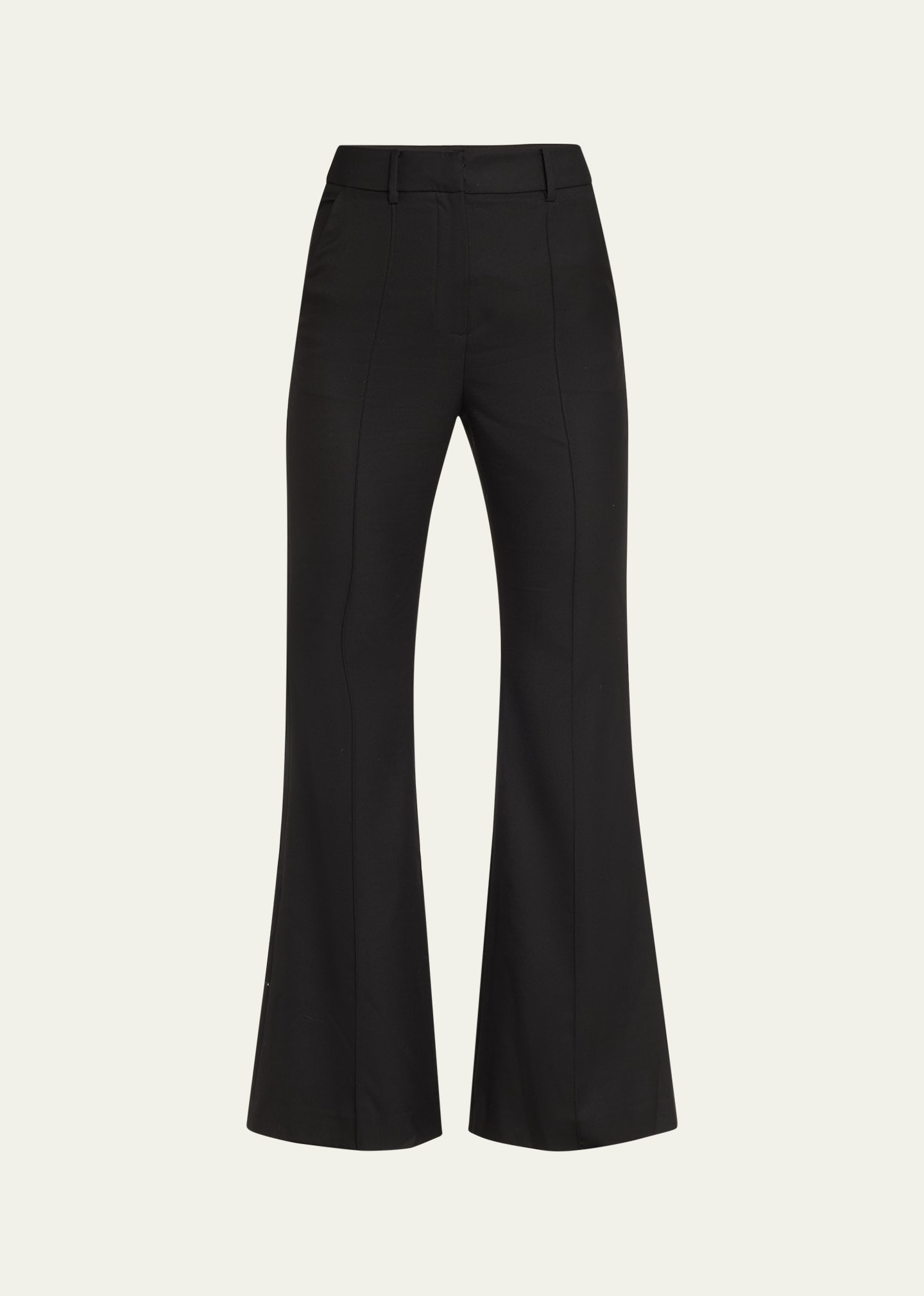 Anna Quan Jaida Flare Pintuck Pants | Bergdorf Goodman