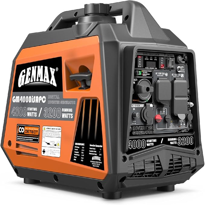 GENMAX Generator，EPA Compliant, Eco-Mode Feature, Ultra Lightweight for Backup Home Use & Campi... | Amazon (US)