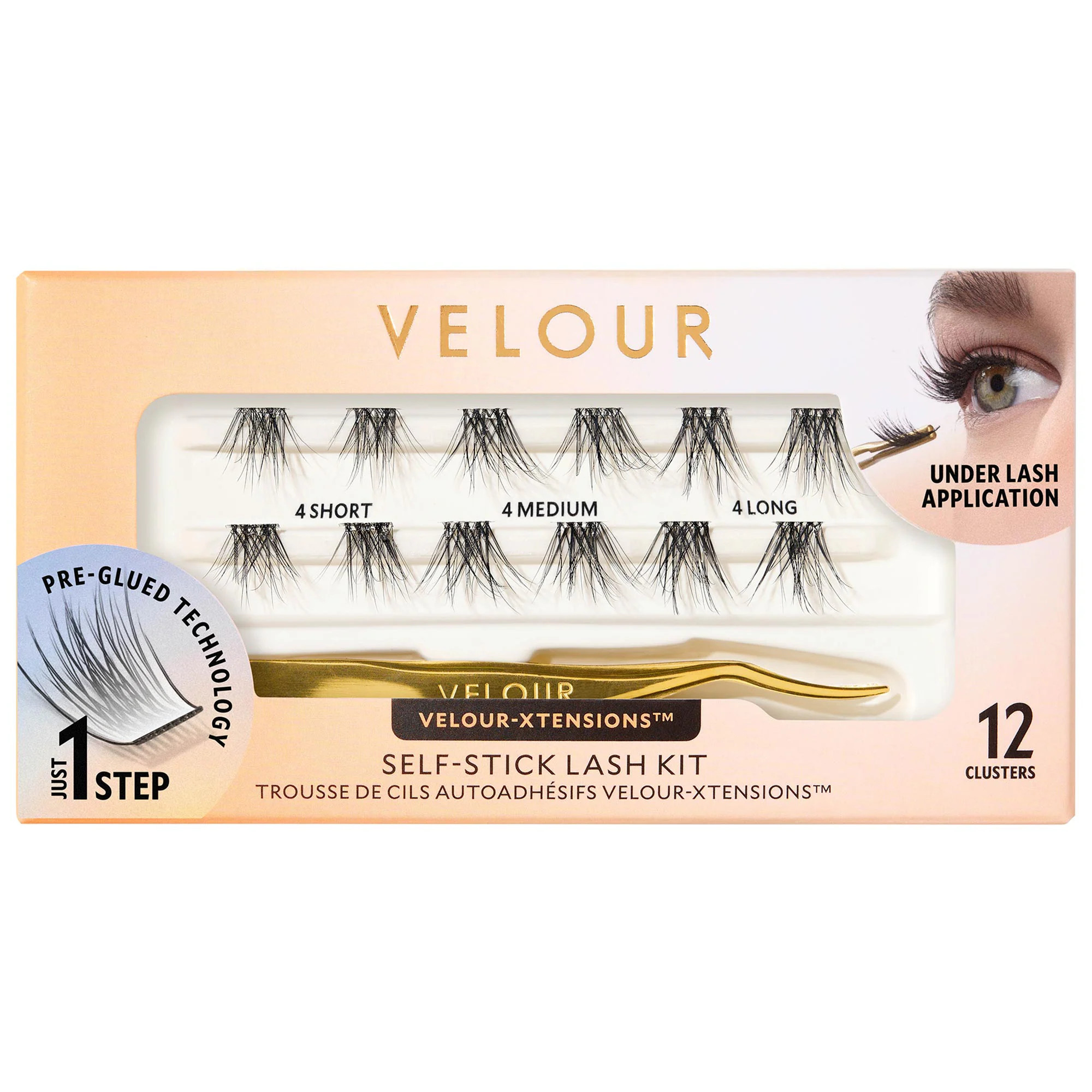 Velour Lashes Velour-Xtensions Self-Stick Lash Kit | Sephora (US)