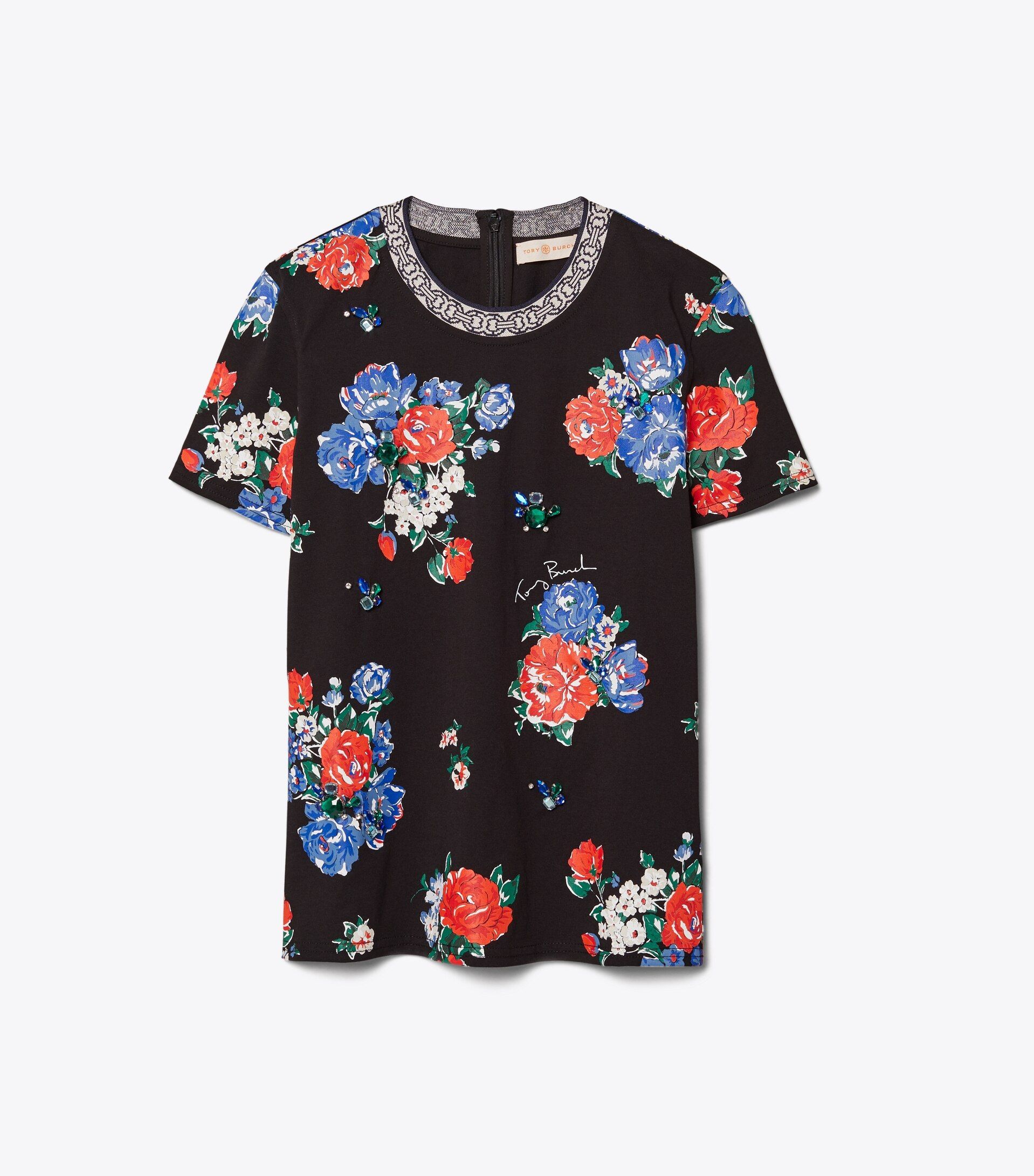 Floral Embellished T-Shirt | Tory Burch (US)