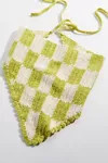 Checker Crochet Hair Scarf | Urban Outfitters (US and RoW)