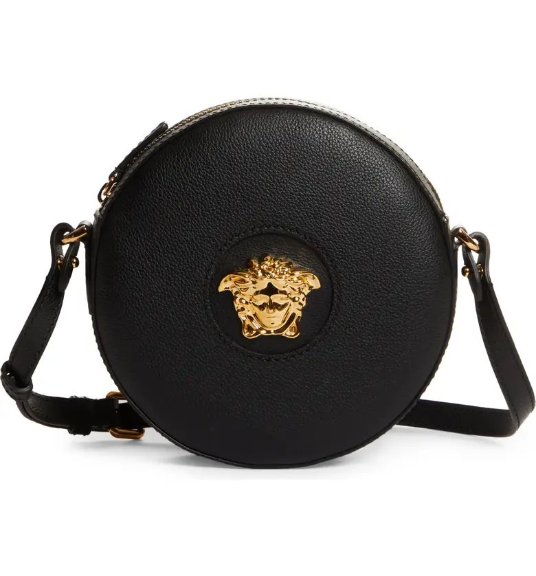 Versace La Medusa Round Leather Camera Bag | Nordstrom | Nordstrom