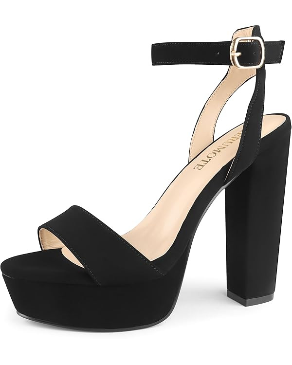 MERUMOTE Women's Fashion Platform Sandals Block Heels Wedding Summer Dress Shoes | Amazon (US)