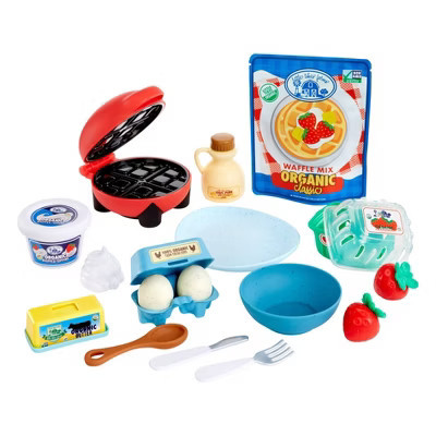 Little Tikes Creative Chefs Waffles Kit: Pretend Housekeeping Accessories, 18-Piece Play Food & Toy Kitchens Set | Target