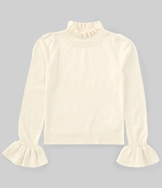 Big Girls 7-16 Long Sleeve Ruffle Top | Dillard's