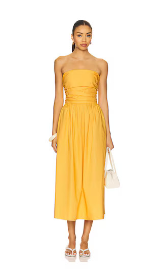 Florence Strappy Back Dress Dress in Papaya | Revolve Clothing (Global)
