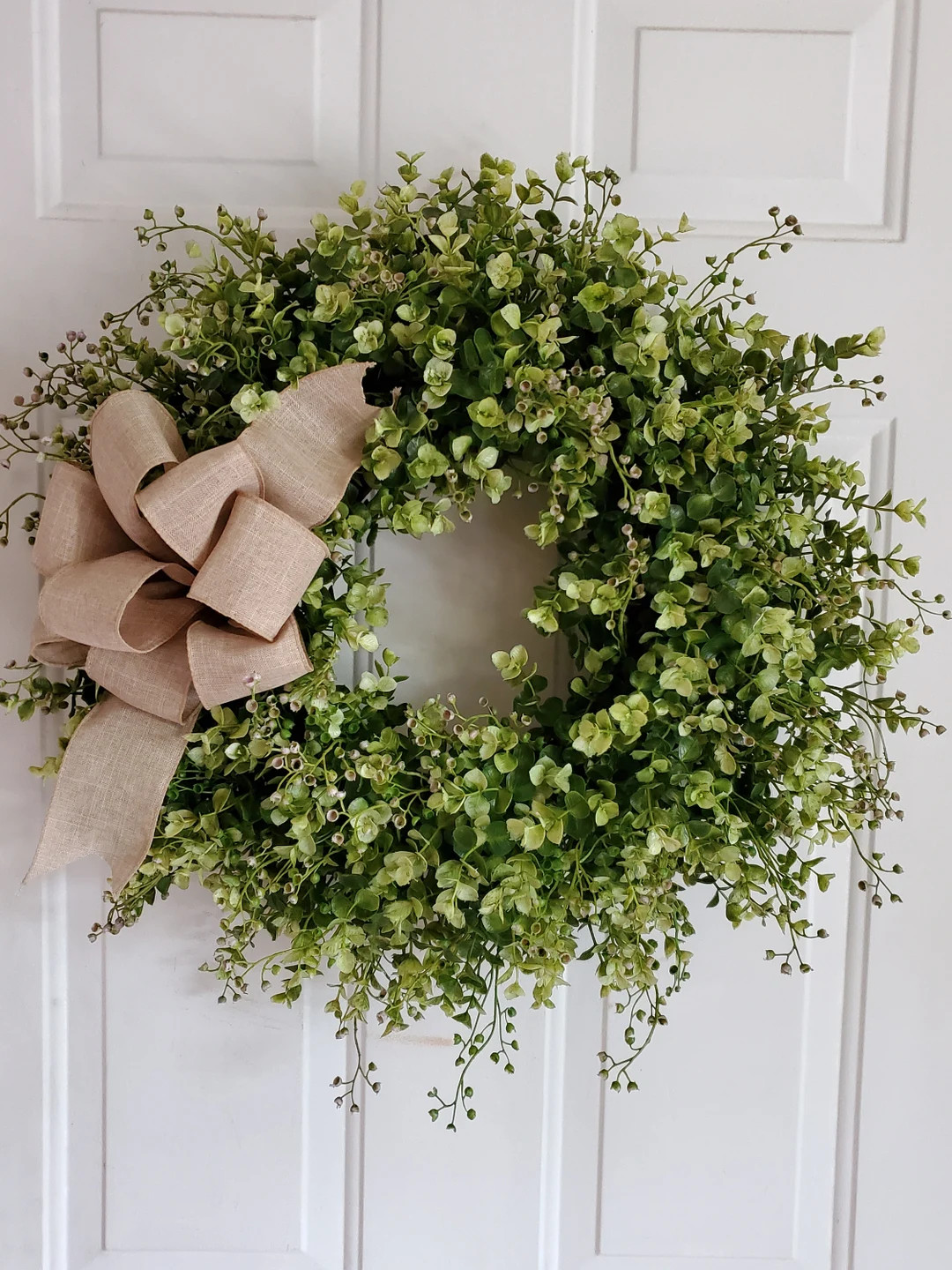 Boxwood Wreath for Front Door, Everyday Wreath Decor, Wreath for Weddings, Farmhouse Wreath - Ets... | Etsy (US)