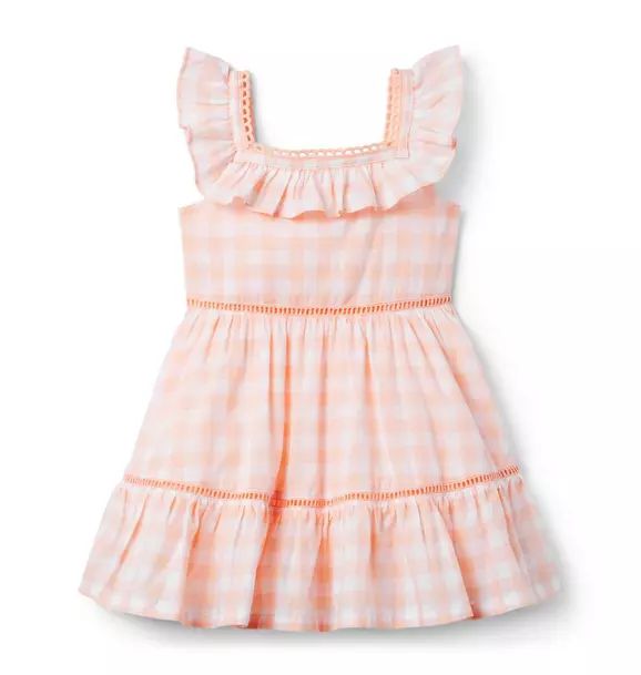 Gingham Ruffle Tiered Dress | Janie and Jack