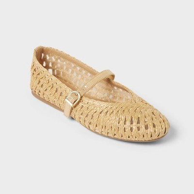 Women’s Myla Flats with Memory Foam Insole - A New Day Beige | eBay US