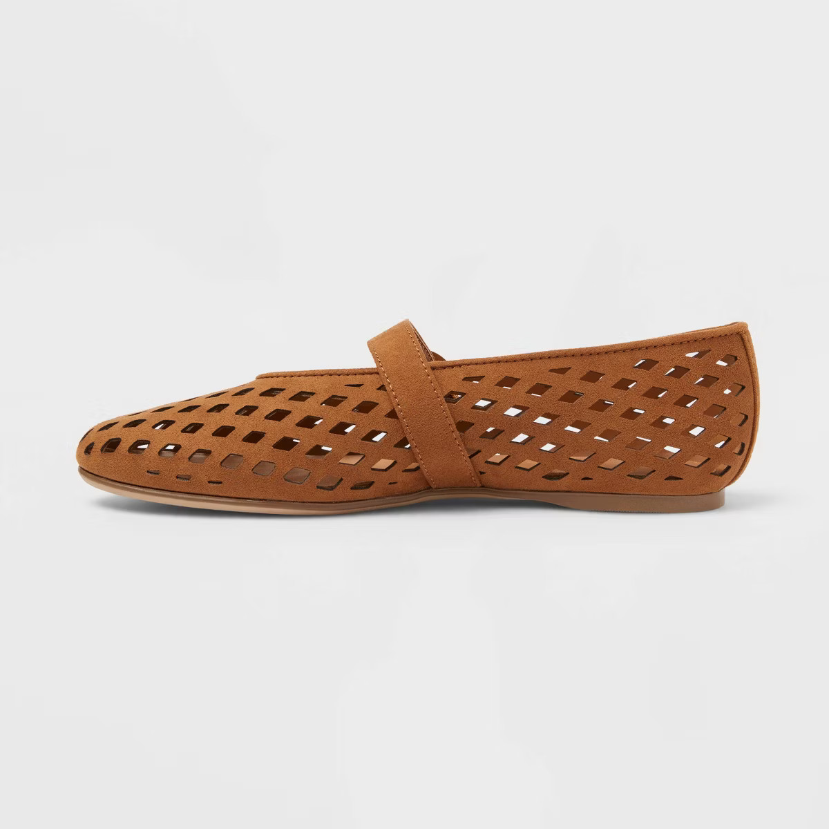 Women’s Sia Flats with Memory Foam Insole - Universal Thread™ Cognac 6 | Target