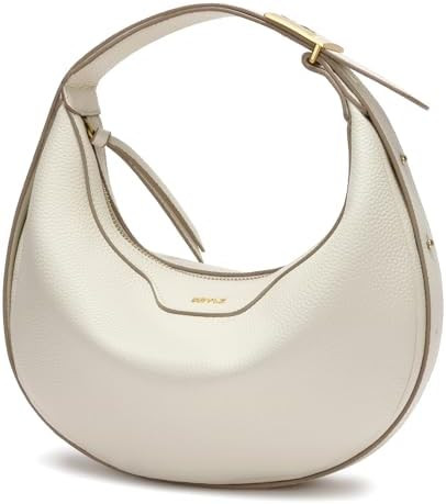 Keyli Crescent Shoulder Bag for Women Trendy Leather Crossbody Hobo Purse Vegan Clutch Handbag Ad... | Amazon (US)