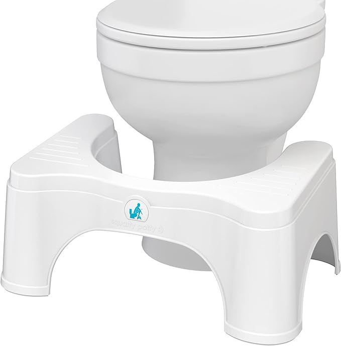 Squatty Potty Original Toilet Stool 2.0 Base 7", White, 1 Count | Amazon (US)