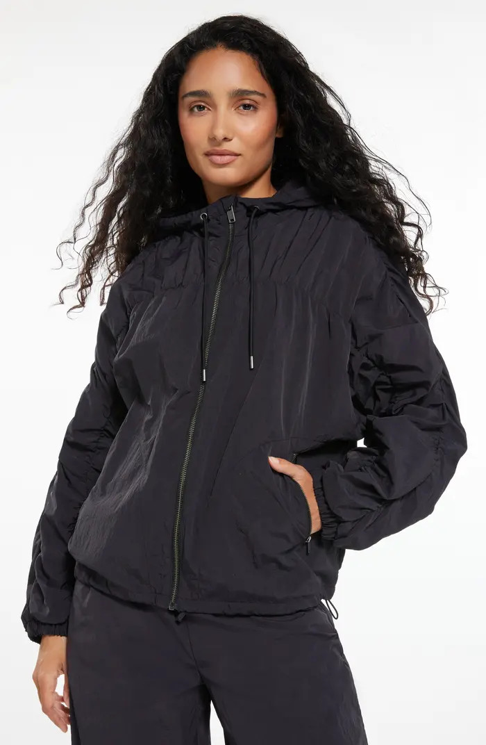 Zella Travel Lite Ruched Jacket | Nordstrom | Nordstrom