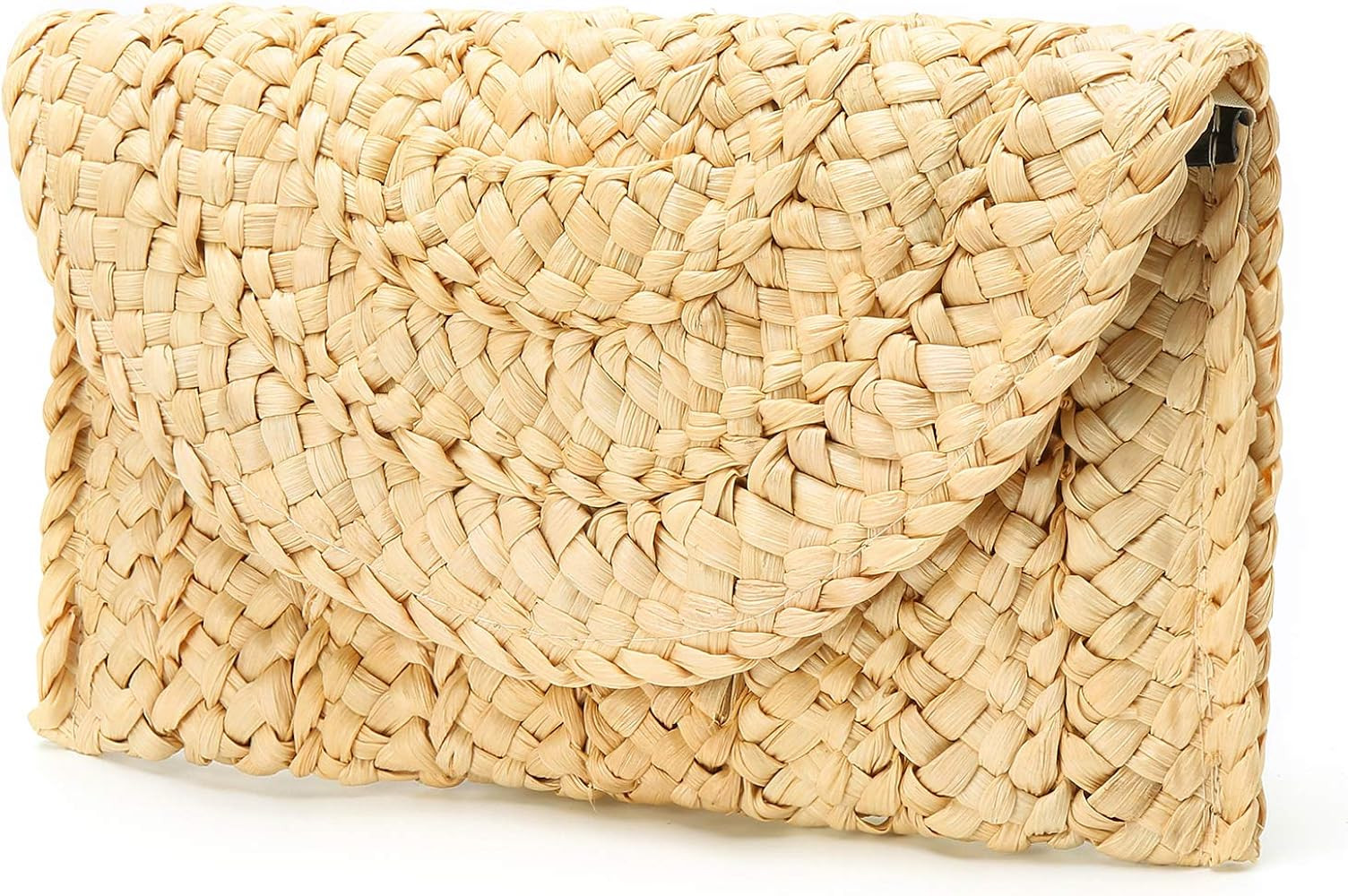 Obosoyo Women's Straw Clutch Handbag Straw Purse Envelope Bag Wallet Summer Beach Bag Woven Bag Purs | Amazon (US)
