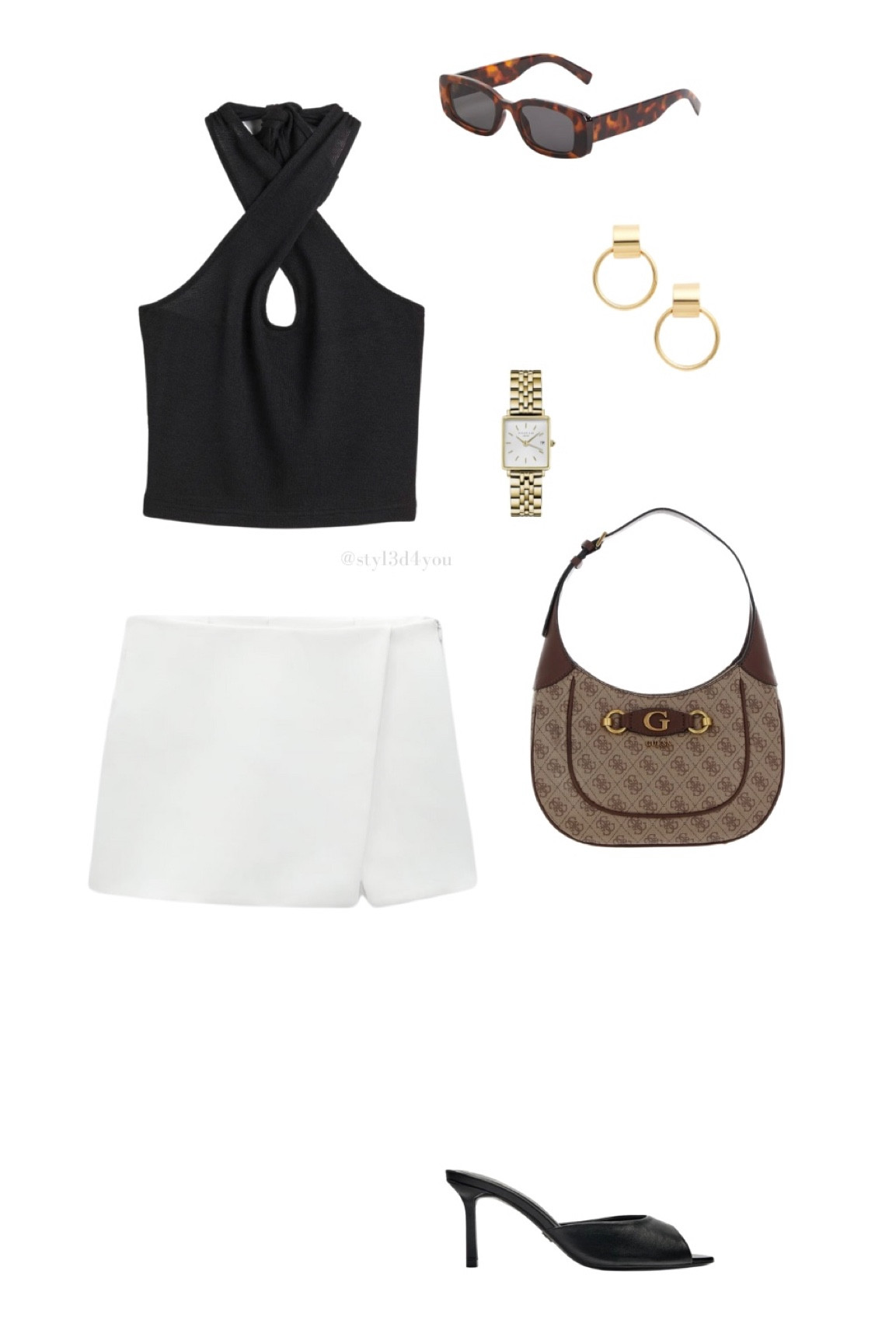 Skirt and shoes from Zara