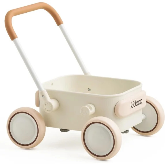 Kidpop Pula First Learner Baby Push Walker and Toddler Wagon with Wheels for Indoor Outdoor, 6 to... | Walmart (US)