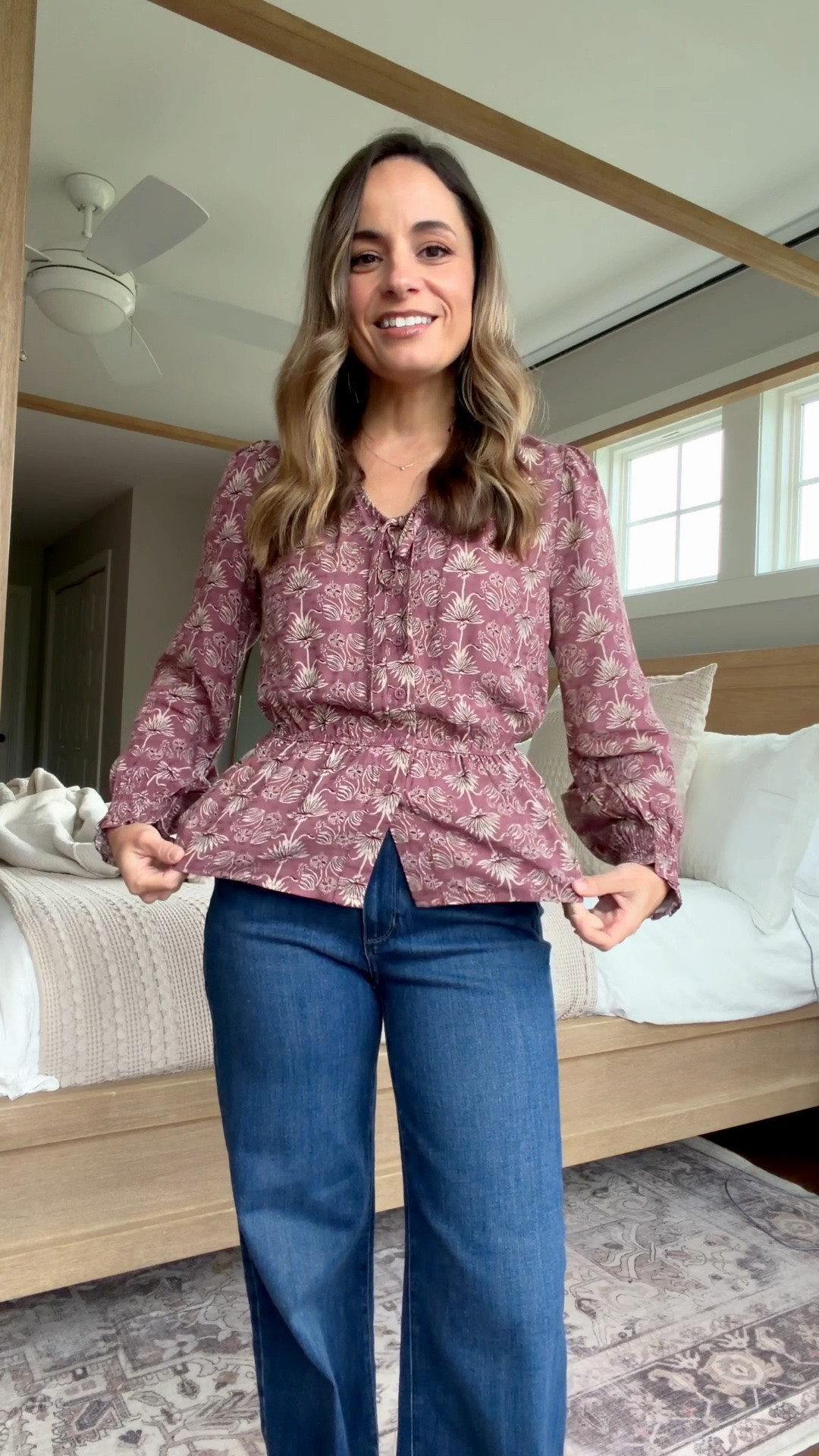 A few budget friendly tops from @nordstromrack that are great for the fall transition! #ad 

Top: xxs 
Jeans: 24

#LTKPetite
