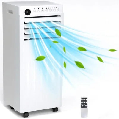 Portable Air Conditioners, 4 in 1 AC Unit Cools 350 Sq.Ft, Air Conditioner Portable with Cool, Fan, Dehumidifier, Auto Drain, 24H Timer/Remote Control | Wayfair North America