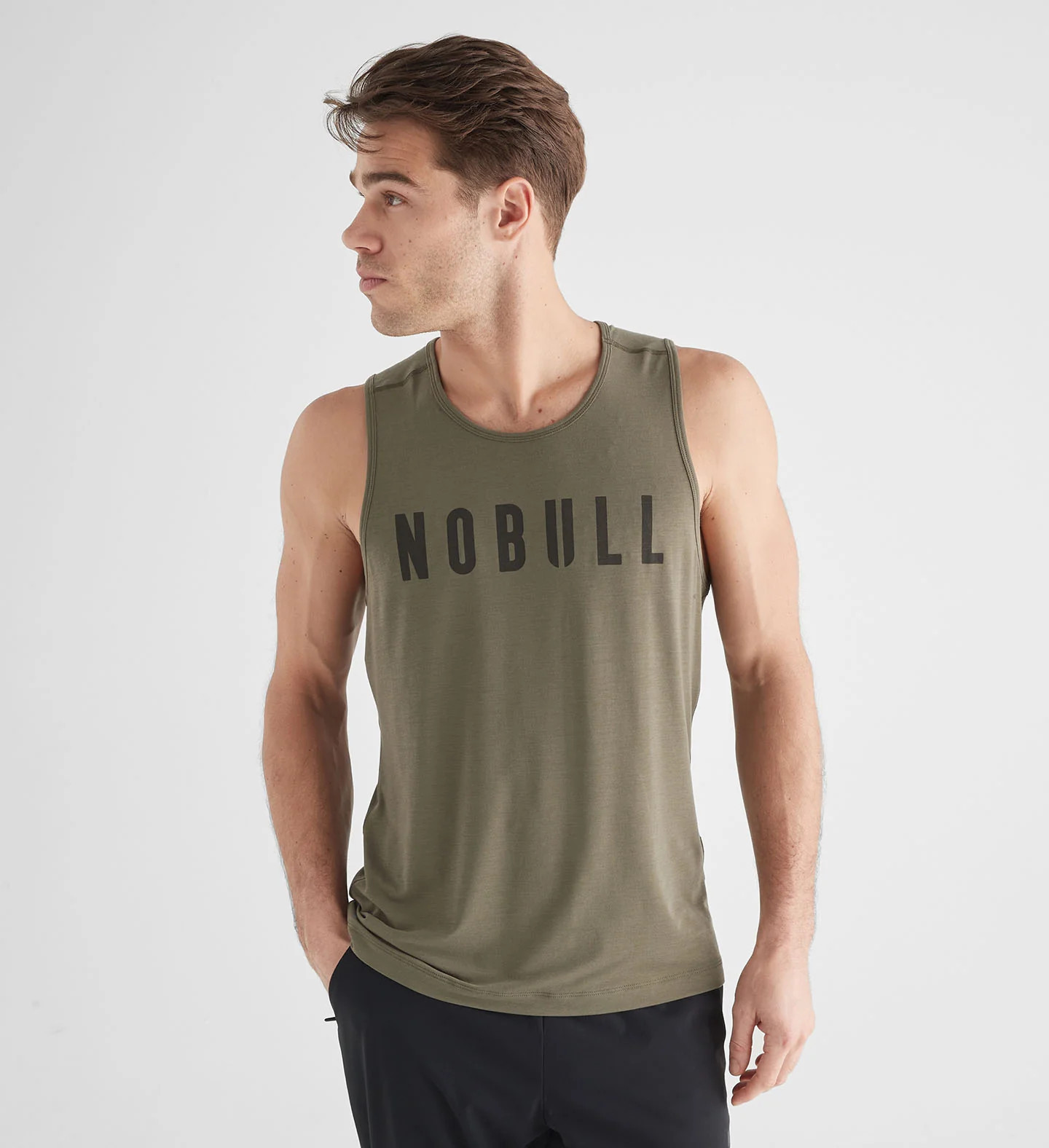 MEN'S NOBULL TANK | ARMY GREEN | NOBULL | NOBULL
