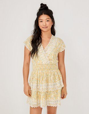 AE Garden Party Wrap Dress | American Eagle Outfitters (US & CA)