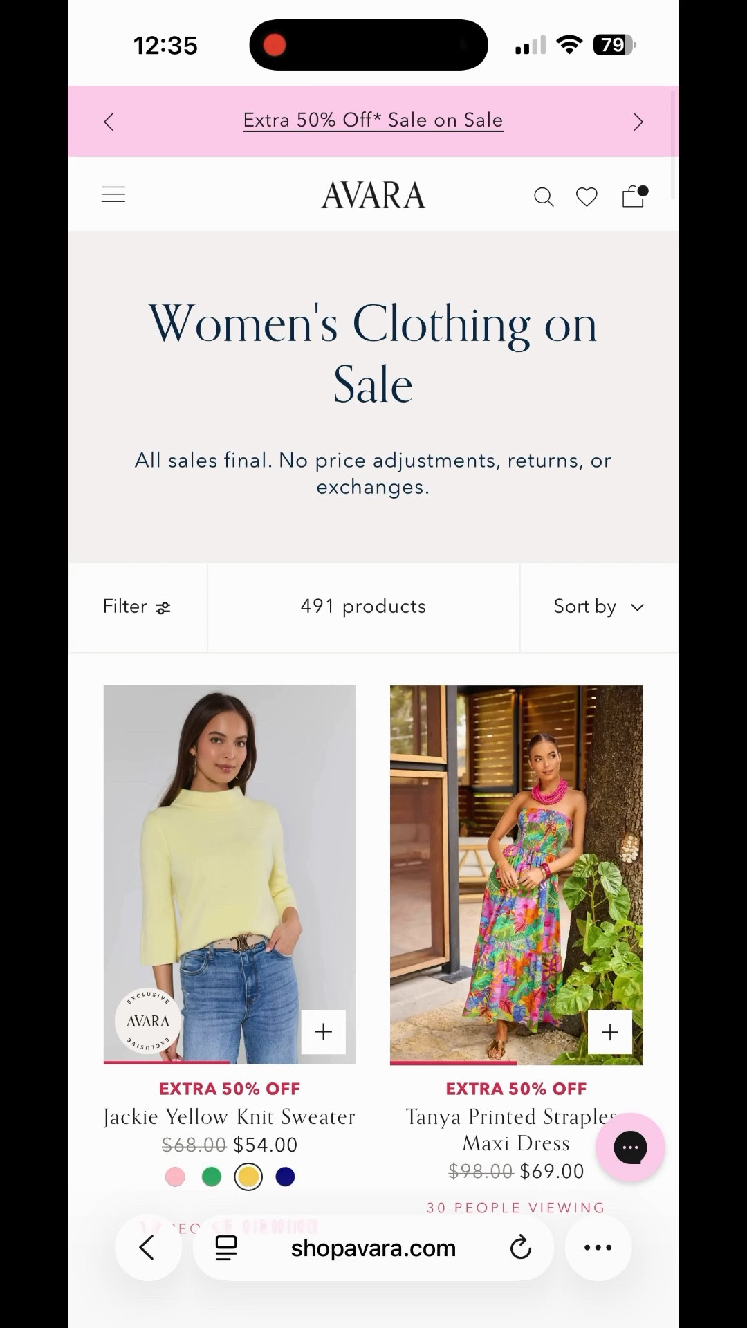Huge Avara 50% off sale!! Use code AMYANN15