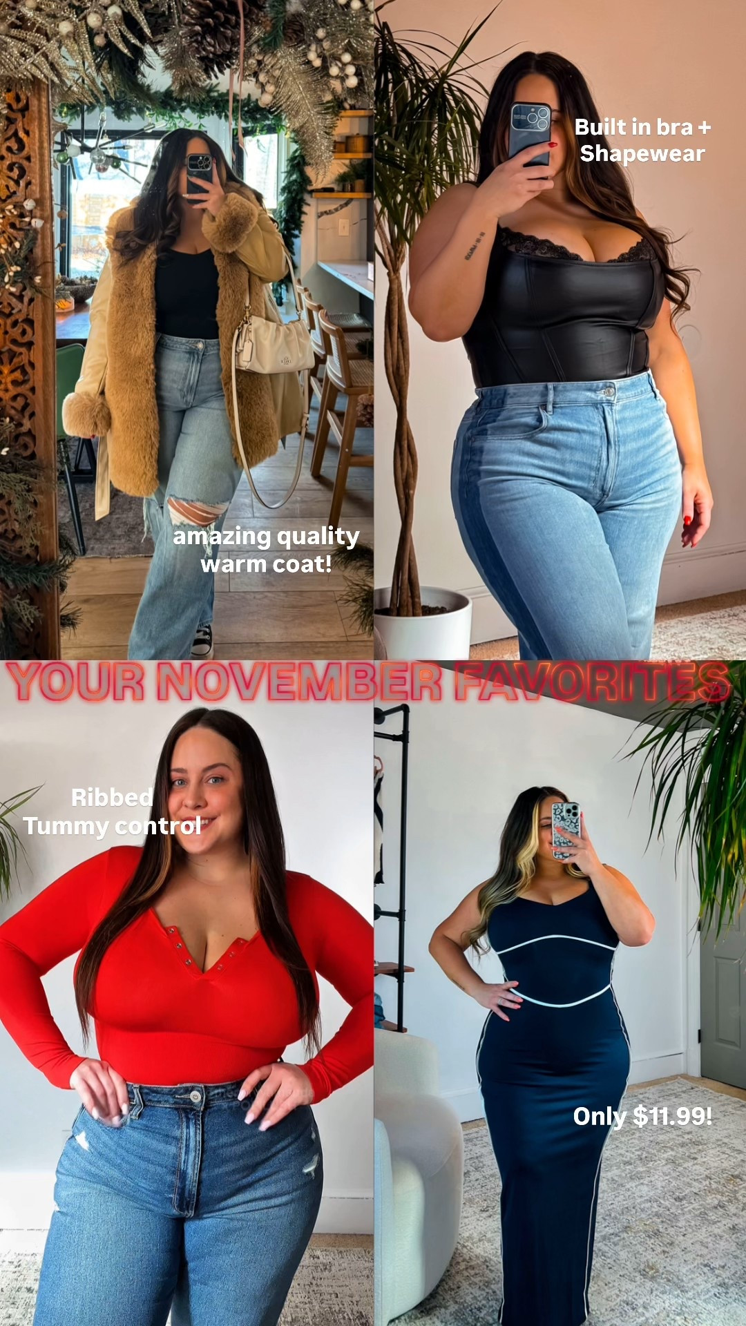 NOVEMBER AMAZON FAVORITE FINDS! 

#LTKPlusSize #LTKMidsize