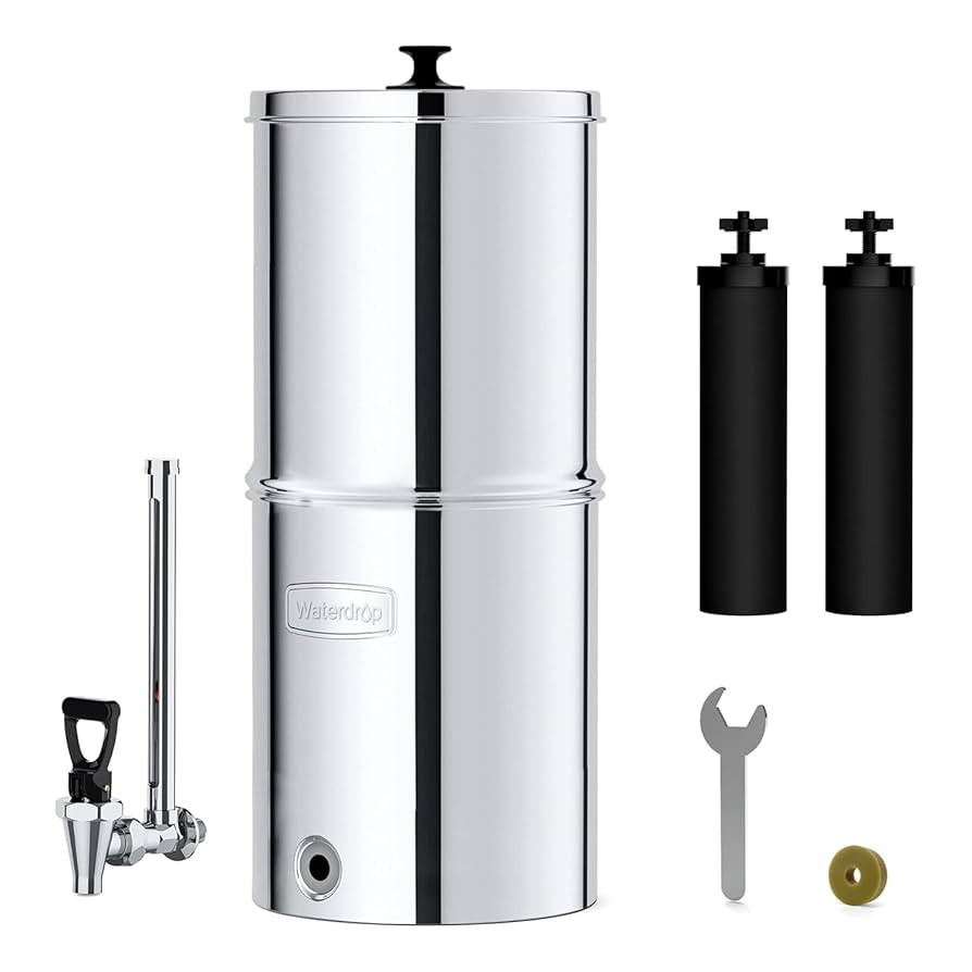Waterdrop 2.25G Gravity-fed Water Filter System with Sight Glass Spigot, NSF/ANSI 42&372 Standard... | Amazon (US)