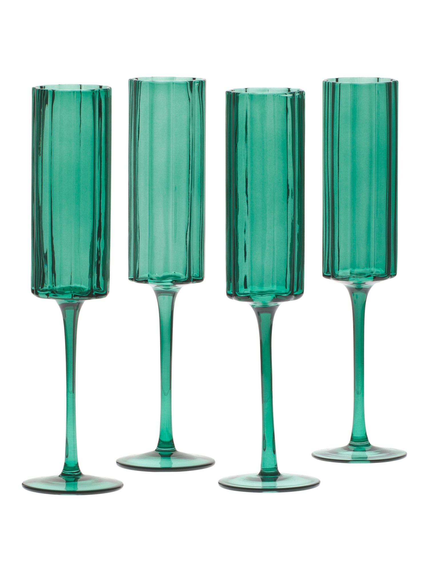 4pk Flower Flute Glasses | Home | Marshalls | Marshalls