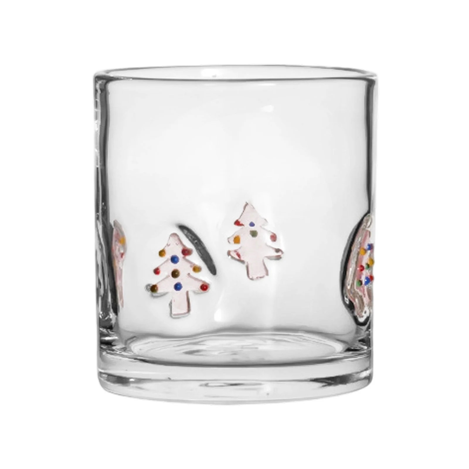 YaoZQ 1-Pack, 14oz Christmas Drinking Glasses. A Hand Painted Holiday & Rocks Glass. A Tumbler Fo... | Walmart (US)