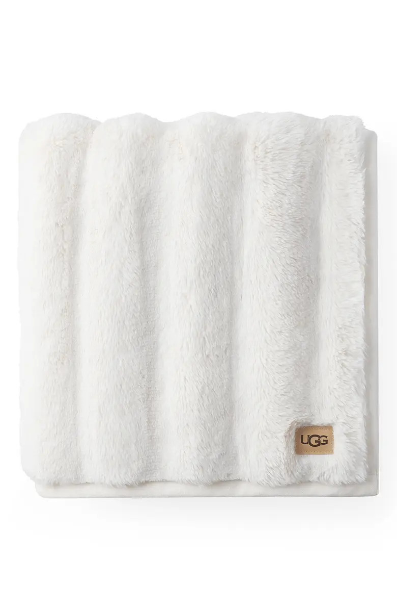 UGG® Tidal Faux Fur Throw Blanket | Nordstrom | Nordstrom