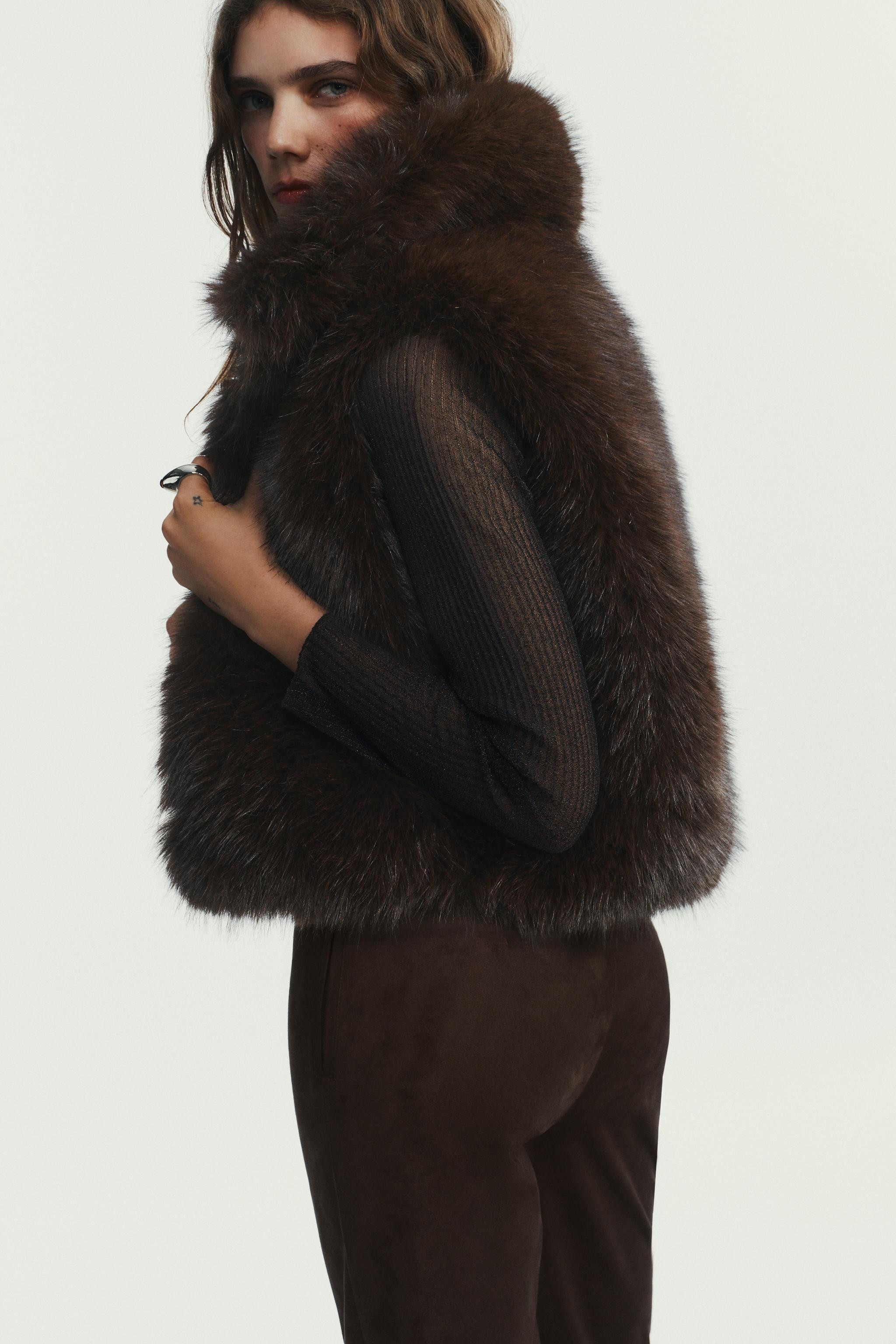 FAUX FUR VEST | Zara US