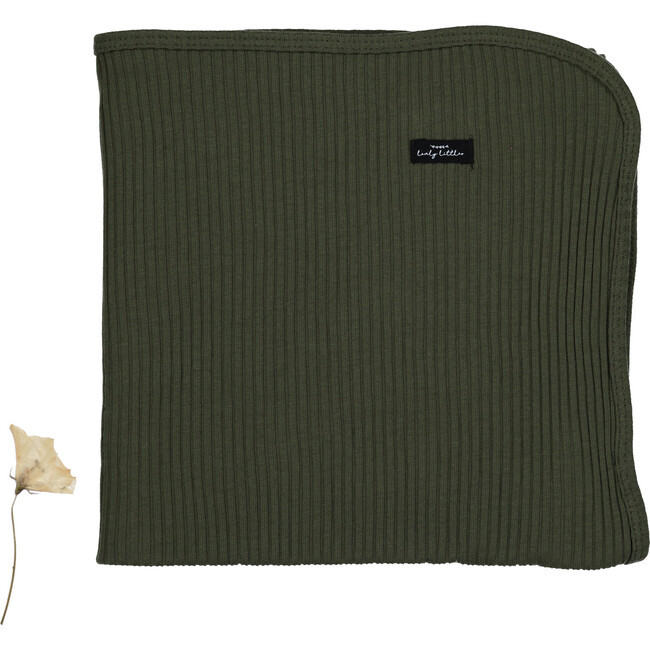 The Ribbed Blanket, Moss | Maisonette