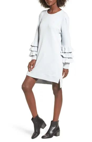 Women's Bp. Tier Sleeve Sweatshirt Dress | Nordstrom