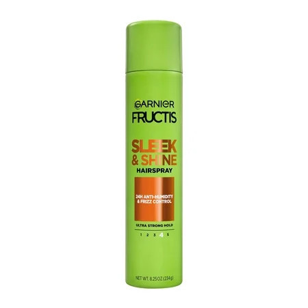 Garnier Fructis Style Sleek & Shine Anti-Humidity Hairspray Ultra Strong Hold 8.25 oz | Walmart (US)
