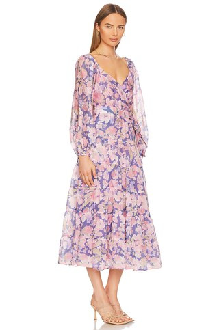 ASTR the Label Jannika Dress in Purple & Pink Floral from Revolve.com | Revolve Clothing (Global)