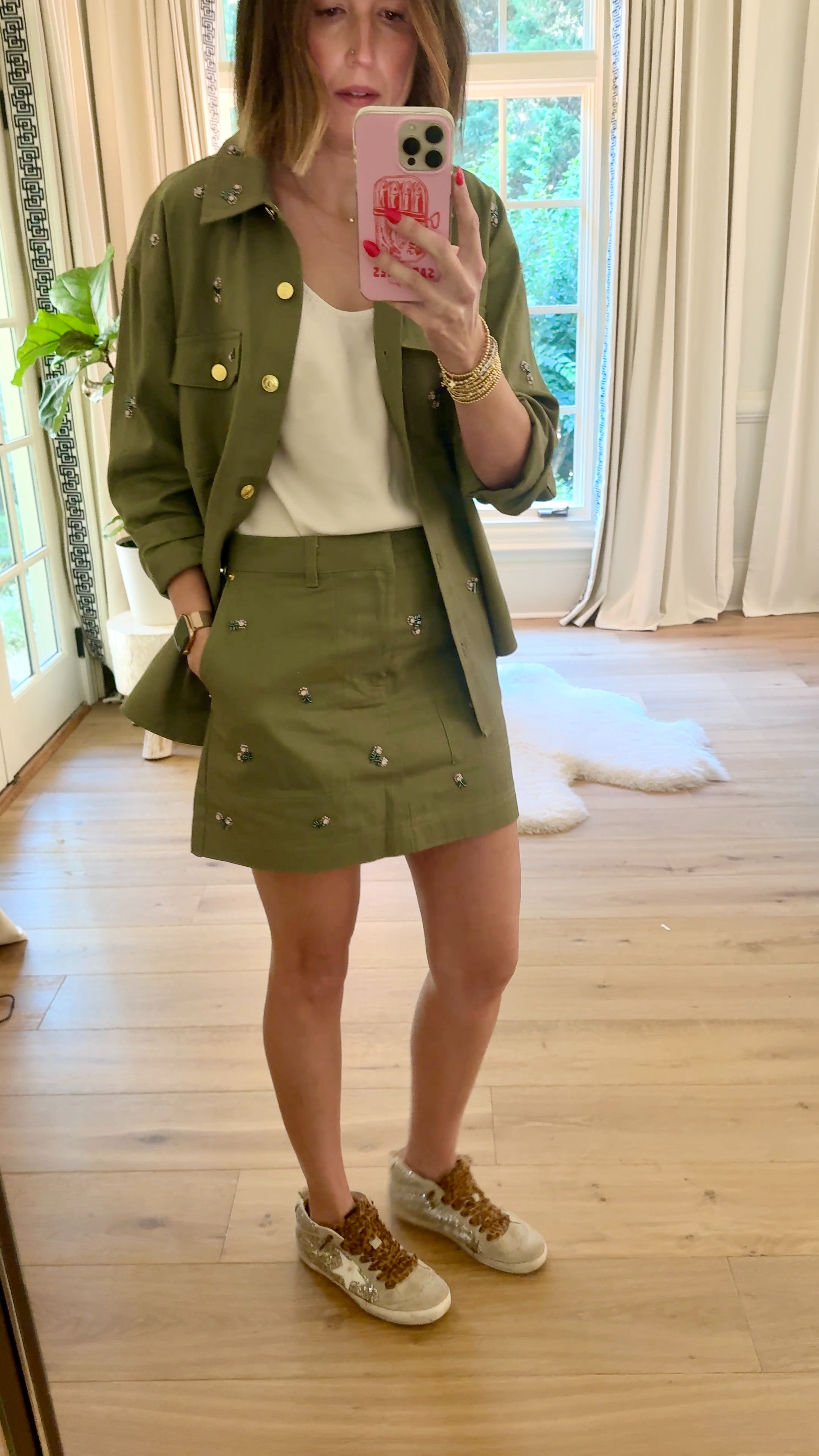 They call this a utility look, but I just call it a cute fit.  

 #LTKdayinmylife #LTKootd #LTKOver40