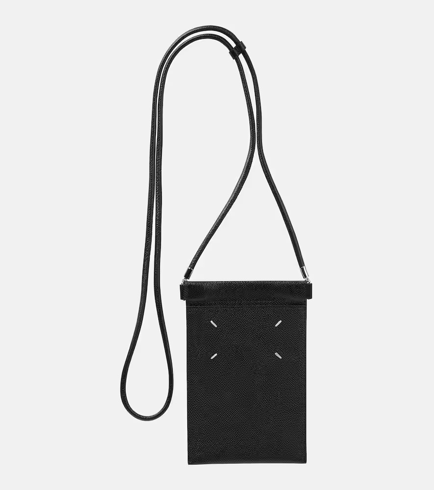 Four-Stitch leather phone pouch | Mytheresa (US/CA)