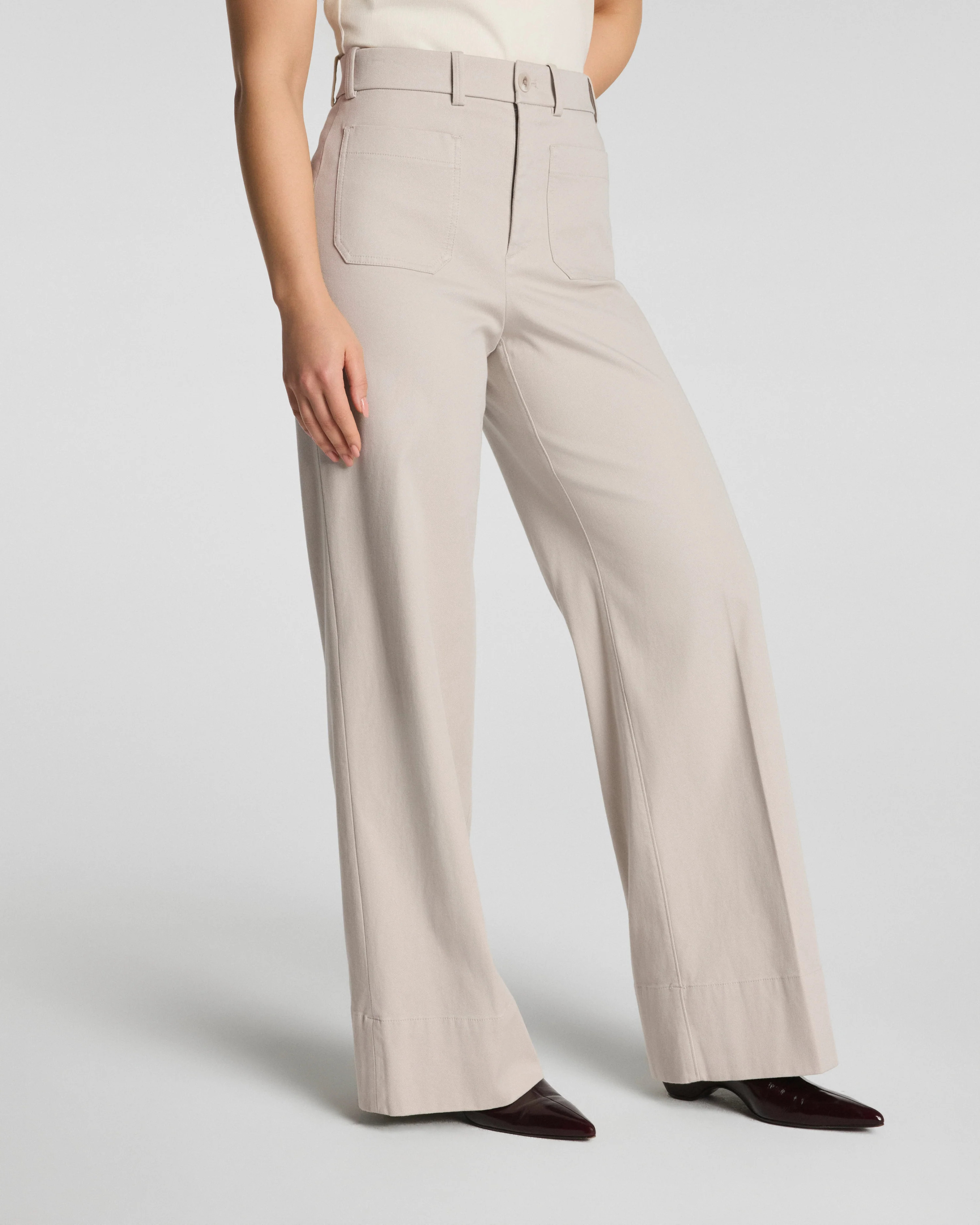 Wide Leg Pant with Patch Pockets | Spanx