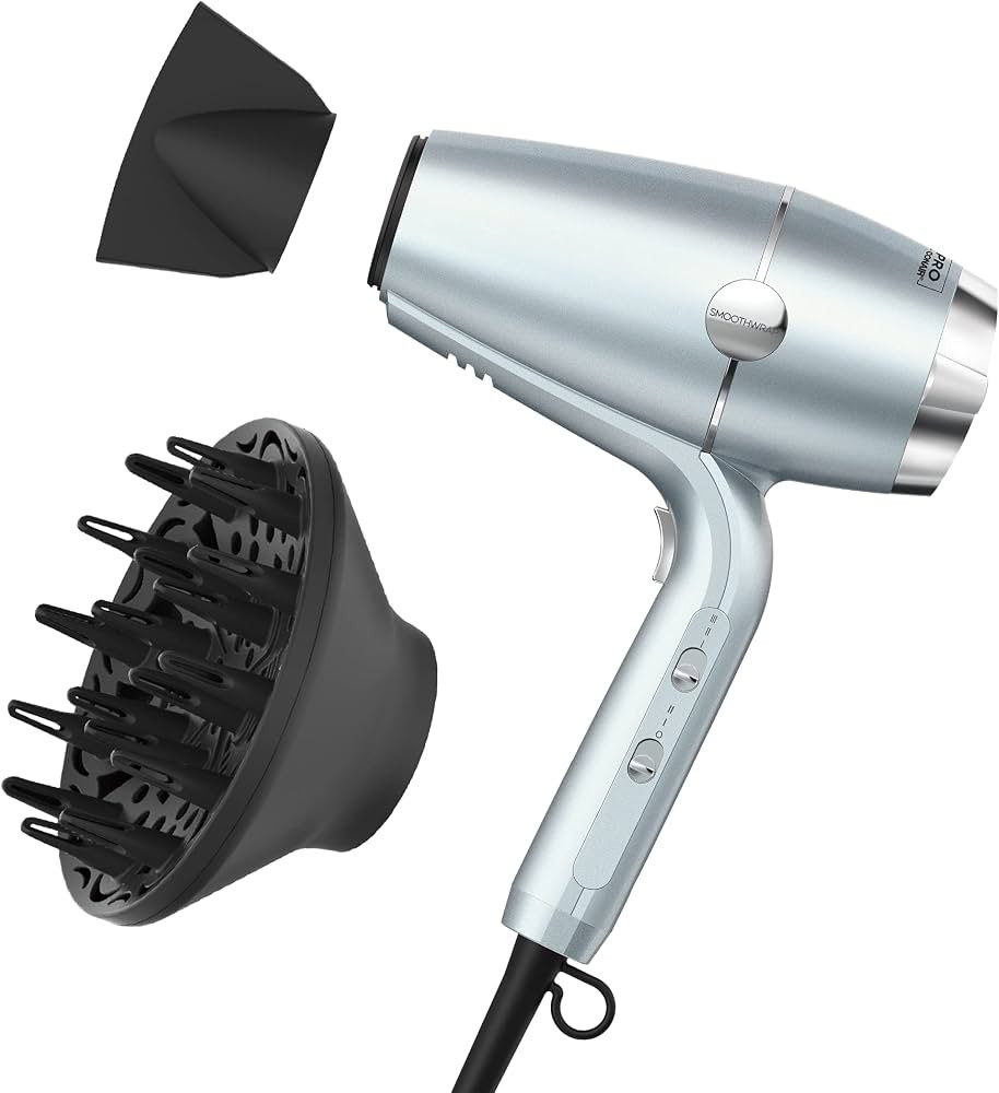 INFINITIPRO BY CONAIR SmoothWrap Hair Dryer with Diffuser | Blow Dryer for Less Frizz, More Volum... | Amazon (US)