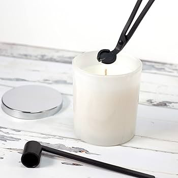 Candle Wick Trimmer and Candle Snuffer Accessory Set – Black | Amazon (US)