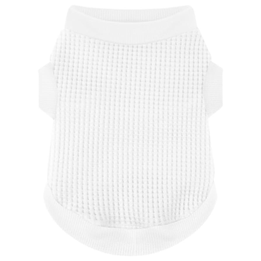Cozy and Functional Dog Shirts for Small Puppies: Stretchable White Attire with Easy-On Design, I... | Amazon (US)
